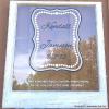 Kendall & Jamison Wedding Memory Window
Price, USD: 
Status: SOLD
Size (inches): 31 1/4"h x 27 3/4"w
Media: Paint on Glass
NOTE: Design created by friend's of bride & groom.
